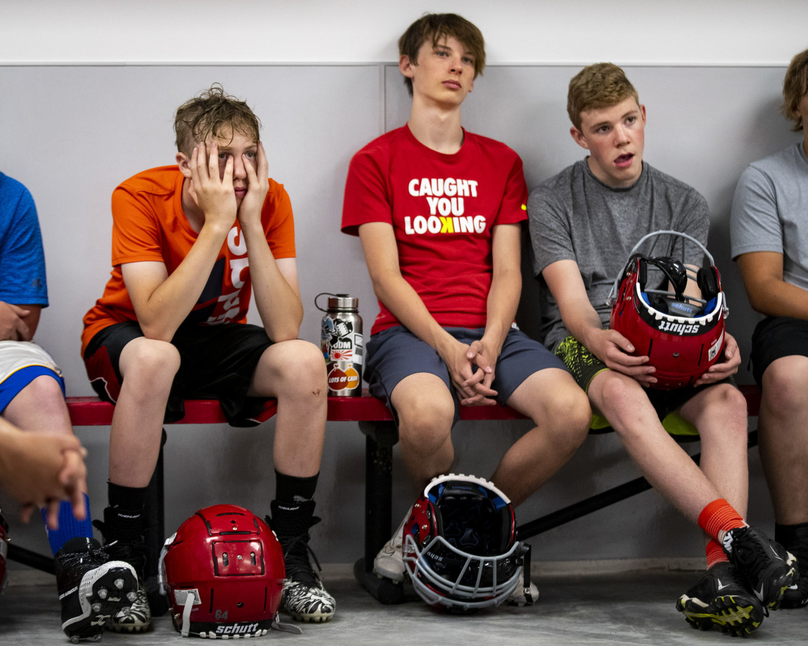 Lockwood football practice